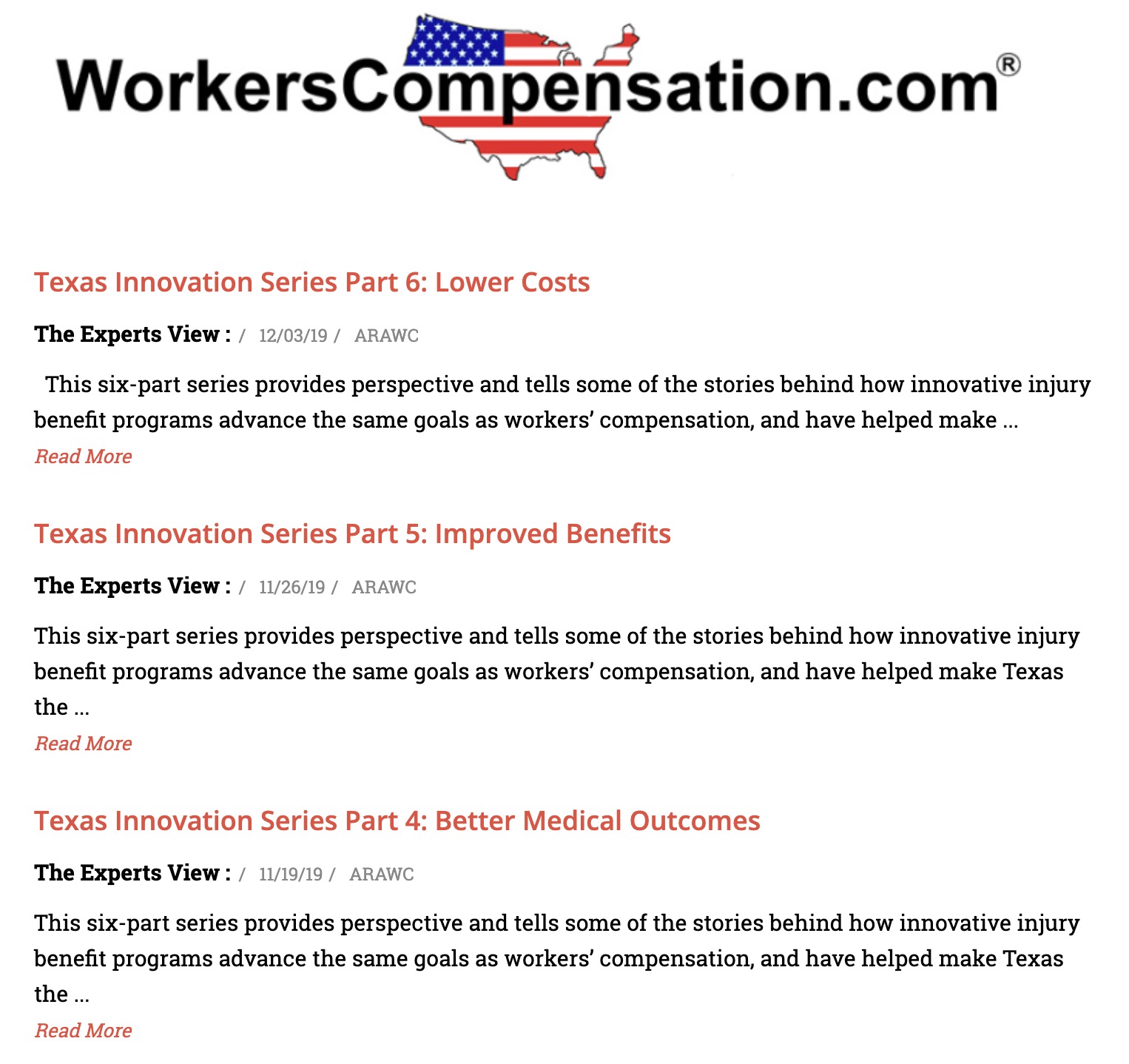 WorkersCompensation.com Experts' View on the Innovation Series